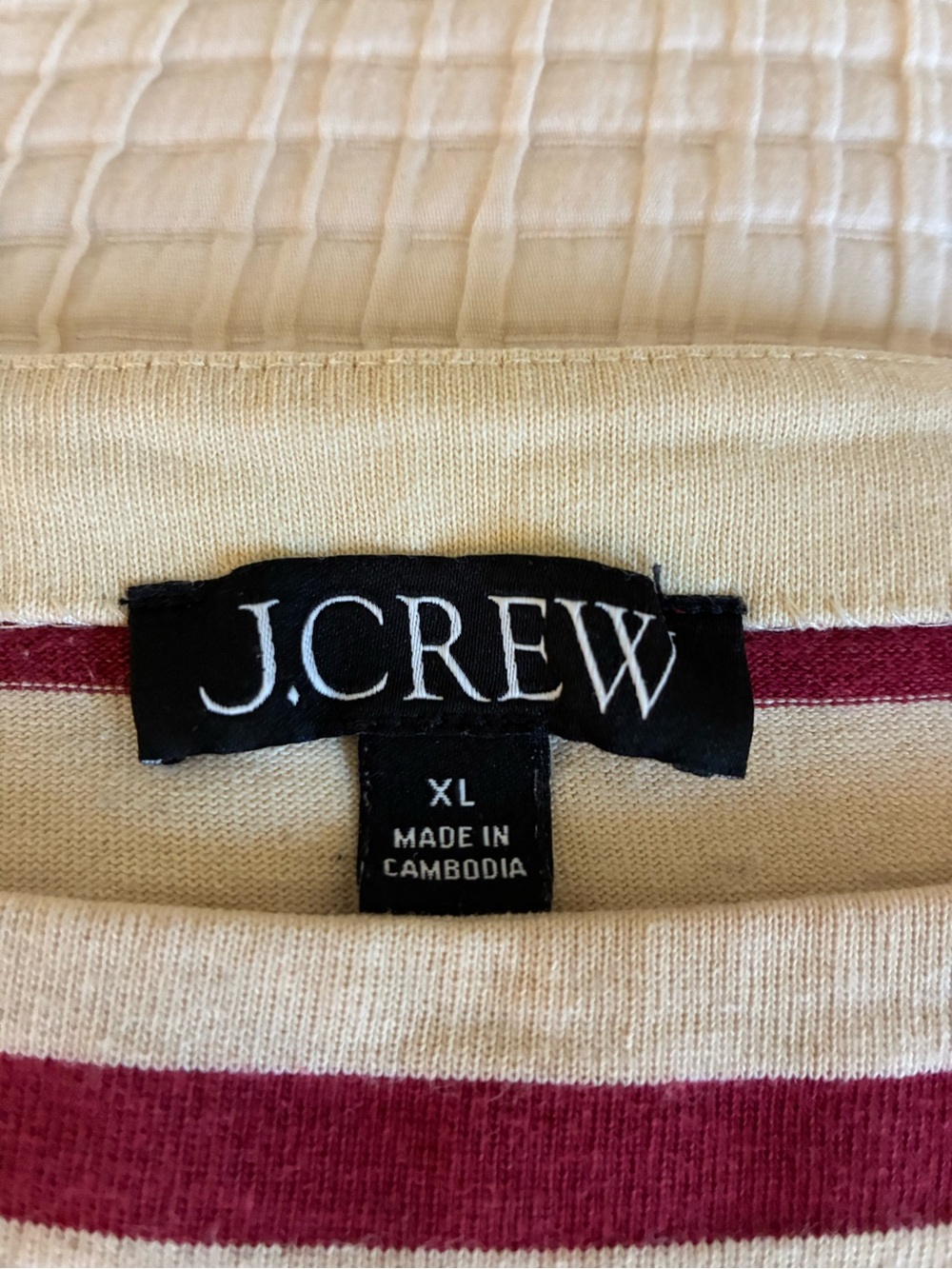 J.Crew Red-Striped Sailor Shirt - Picture 3 of 7